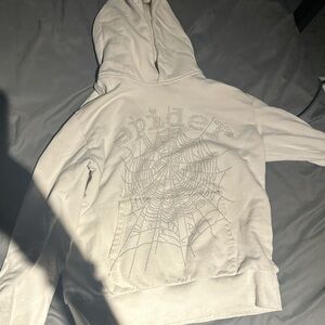 Sp5der OG White rhinestone